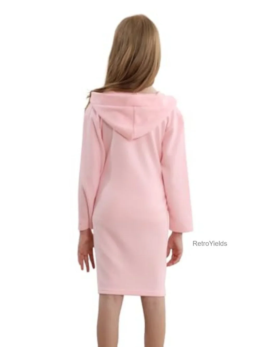 Kids Cotton Hooded Robe Spa Bathrobe Pajamas Lounge Wear